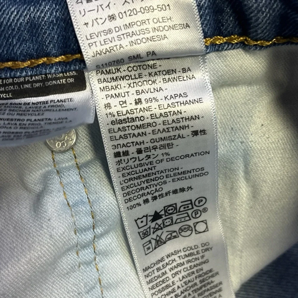 Levi's‎ 559 Jeans Relaxed Straight Mens 40x31 Blue Distressed Denim